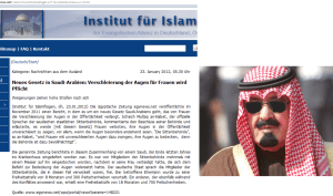 Claudia Bandion-Ortner - Eine schwarze Brille als Schleier; König Abdullah ist ein aufgeklärter Mann