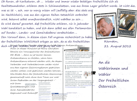 Freiheitliche Wirklichkeit - keine Wahloption