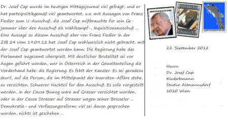 Cap Josef - Franz Fiedler