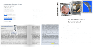 Langzeitumfrage Martin Graf 70 Prozent Nein