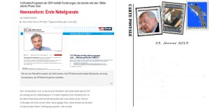 Heeresreform - christschwarze Reforminkompetenz