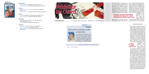 Andreas Stupka in Zur Zeit und die Kreuzüge