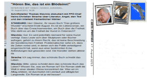 Glavinic Strache - Sommerinterview