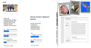 Umfragen - Letzte Zwischenstände vor der NR-Wahl 2013