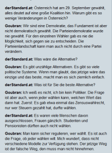 Alfred Goubran veröffentlicht einen Denkprobierzettel