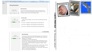 Unzensurierte Schuldabwälzung und Schuldzuschreibung