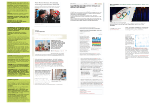 Großsportlereien dürfen nicht auf dem Rücken der Menschen ausgetragen werden