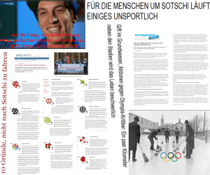 Kalt in und nach und um Sochi herum