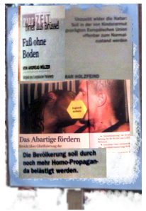 FPÖ Zur Zeit 6-7-2014 Wiederbelästigung mit Naturfälschung