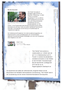 Nullkommadrei Prozent - Angemessenes Wahlergebnis