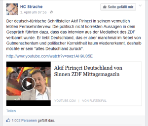 Informationsnullwert - He-Chr Strache