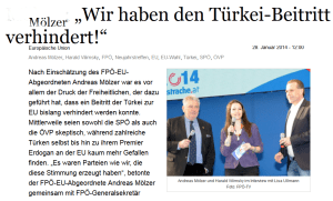 Wir - Mölzer & Vilimsky - haben verhindert