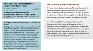 Bernhard Weidinger - Burschenschaften - Schlüsselberger