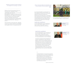 Gerede und Geschreibe von Christoph Schönborn