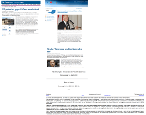 Denkmal freiheitlicher Zivilisation - Sterben und Morden über Kriegsenden hinaus