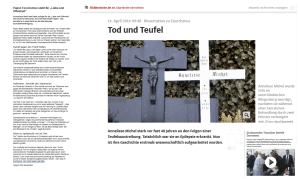 Papst Franziskus - Tod und Teufel