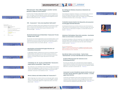 Adventkranz FPÖ-Wünsche an Unzensuriert-Schreibstaffel