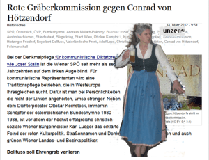 FPÖ Unzensuriert Kernstock Rosenkranz