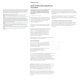 Abdullah-Zentrum - Brücke von Anti-Terror-Gesetz zu Anti-Terror-Gesetz