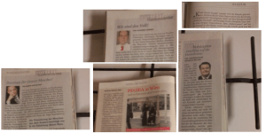 Pegida Nagel im Kreis seines Volkes