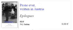 Prono ever written in Austria Epilogues - BK
