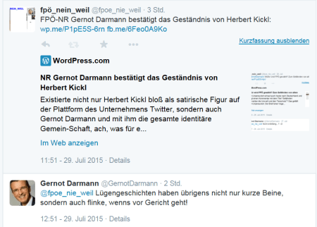 Flink mit dem Gericht ist FPÖ-NR Gerhard Darmann