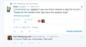 Karl Habsburg Lothringen gefällt eine Phrase besonders