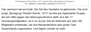 fpö bewegung theodor körner 1813