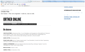 Hooten Tögel Schluss mit Demokratie Ortner