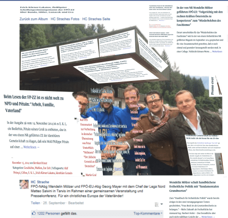 FPÖ Zur Zeit und österreichische Qualitätszeitungen