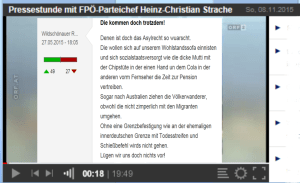 Schießbefehl - Strache Wildschönauer - Pressestunde