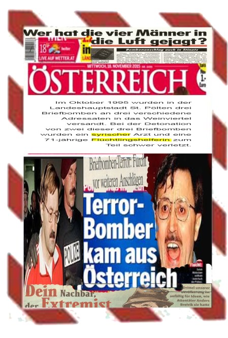 Terrorbomber kaum aus Österreich