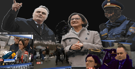 Mikl-Doskozil auf dem Feldherrnhügel