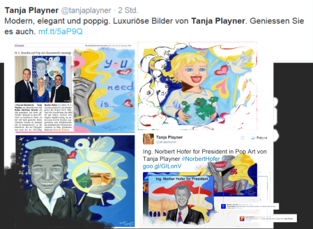 Norbert Hofer for president denkt Tanja Playner an die Zukunft der Kinder