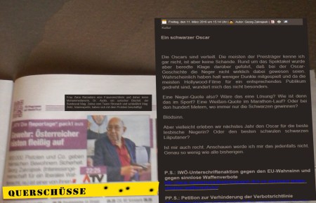 An wen erinnert Waffenrassist Zakrajsek bloß so