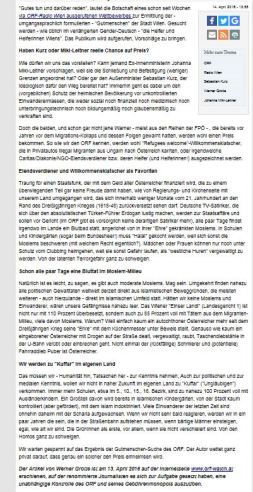 Aus der Bewerbungsmappe Werner Grotte für Satiriker und Helfer