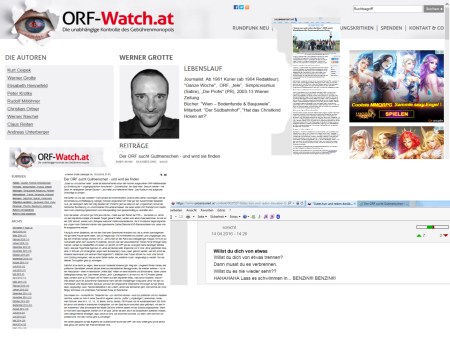 ORF - Bewerbung für Werner Grotte als Satiriker und Gutmensch