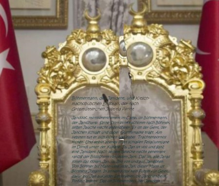 Recep Tayyip Erdogan Gedicht für seinen Stuhl