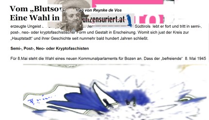 Recht extrem geliebte Anführungszeichen der Kornblumenpartei in Österreich - Mai 2016