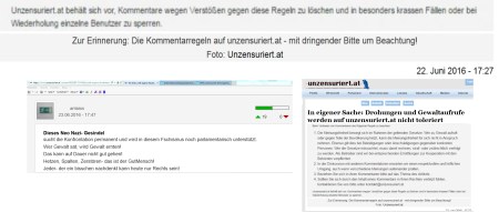 Unzensuriert der identitären Parlamentspartei - Zur Erinnrung an die Toleranz