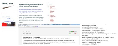 Dinghofer Franz - Manipulation a la Unzensuriert