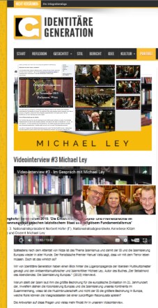 Michael Ley und identitäre Parlamentsparrtei