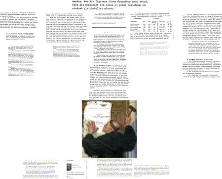 Anschlag mit Thesen - Luther - Portschy