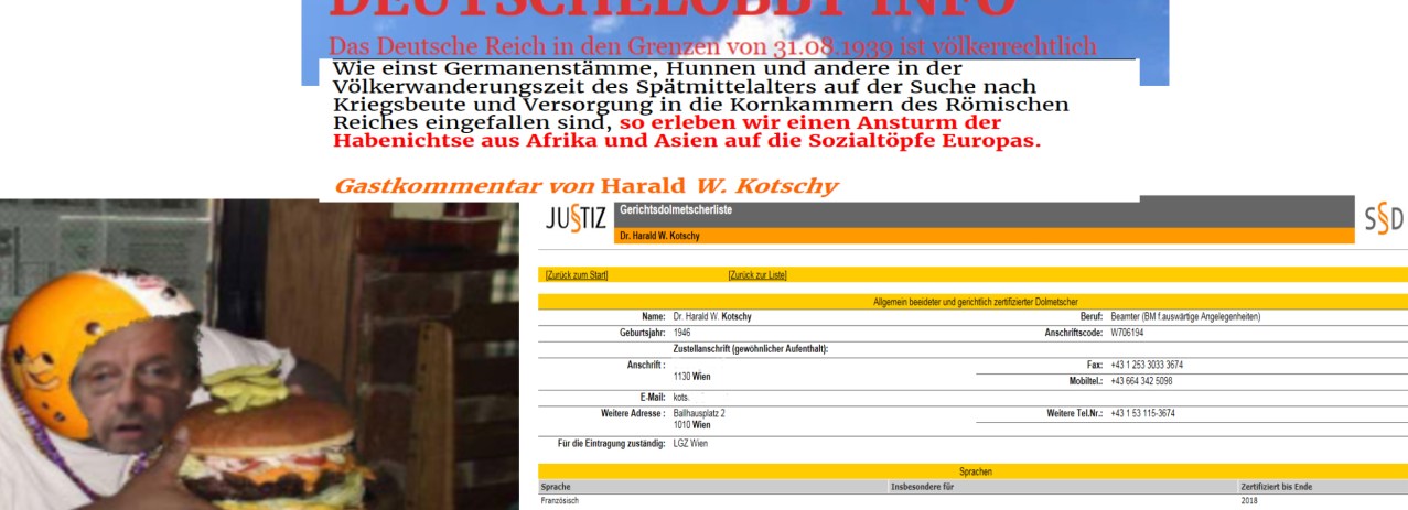 Harald W Kotschy bis 2018 zertifizierter Gerichtsdolmetscher