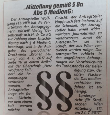 Herr Wolfgang Fellner - Beweis für die Wiedergeburt