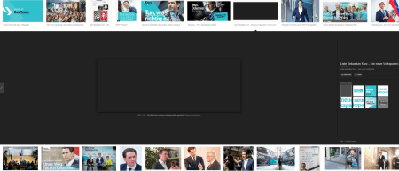 Liste Sebastian Kurz - die neue Volkspartei gelöscht