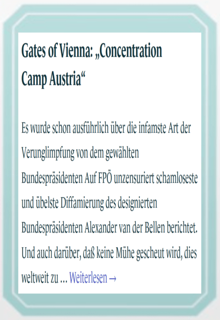 Wahlkarte Concentration Camp