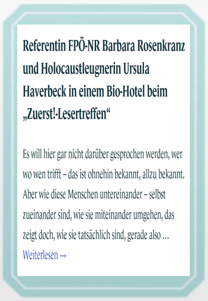 Wahlkarte Rosenkranz