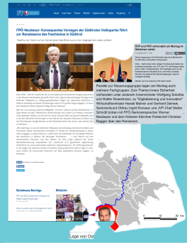 Versagen der Volkspartei in einem kleinen Land führt zur Renaissance des Faschismus - So Gesinnungsmann Neubauer