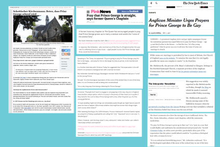 Beten daß George schwul und hetero wird